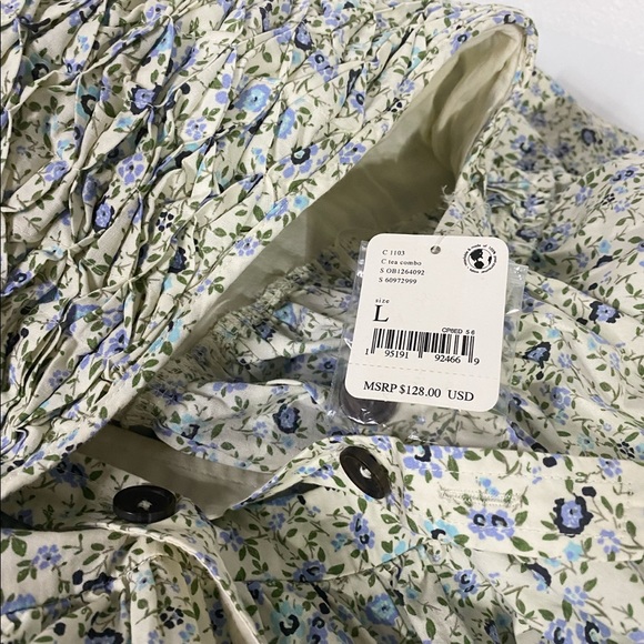 SOLD - Free People Petunia Smocked Floral Mini Dress - Picture 3 of 9